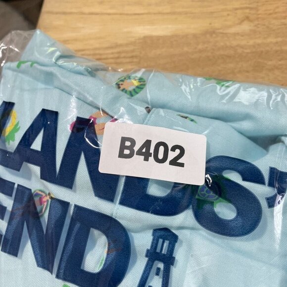 NWOT Lands' End Men's M Button down All over Print Sail Rigger Oxford Shirt - Picture 9 of 9